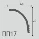Карниз XPS POLYMER ПП 17 70/60
