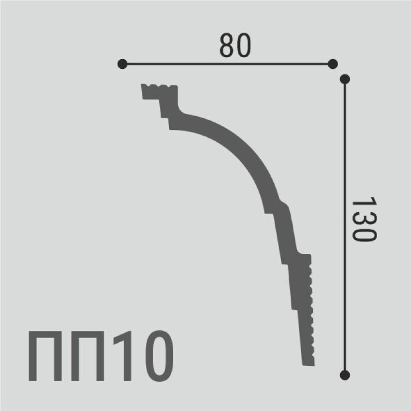 Карниз XPS POLYMER ПП 10