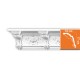 DT9885 плинтус из полиуретана 