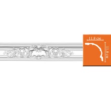 Плинтус потолочный без орнамента DP51