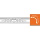 Плинтус потолочный без орнамента DP51