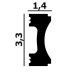 Молдинг P136 Перфект Плюс