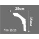 Потолочный плинтус П 18 35/25