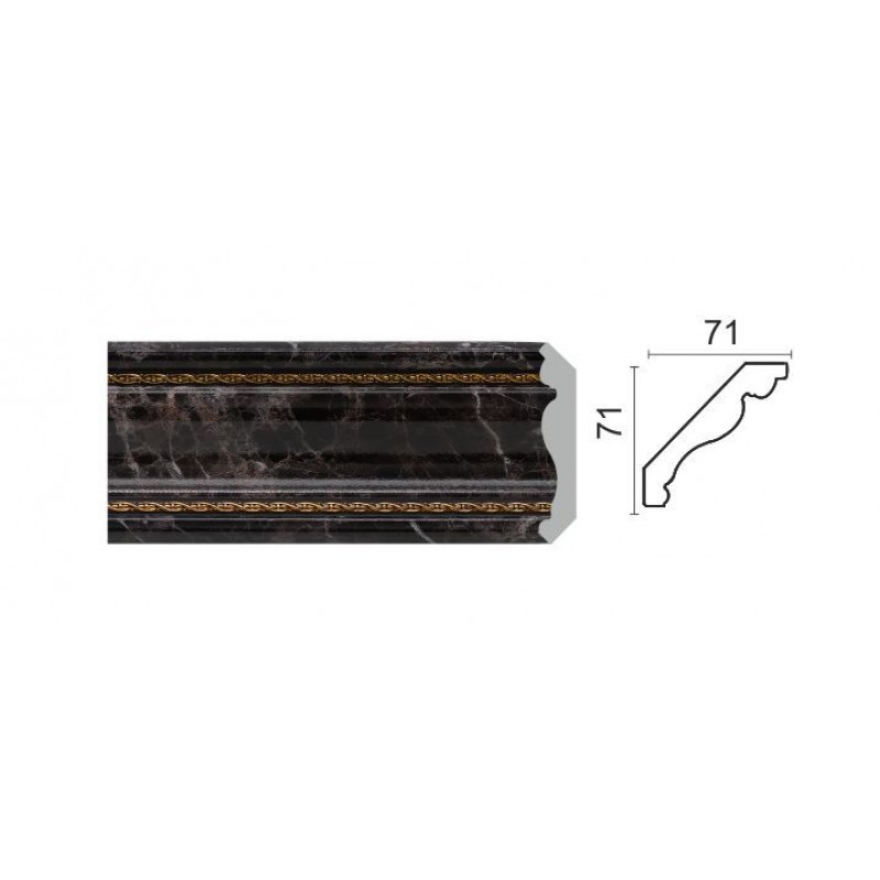 172-11 Потолочный карниз широкий 