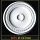 Розетка потолочная из полистирола R55