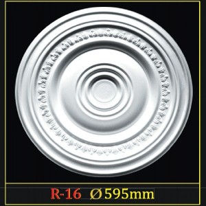 Розетка потолочная из полистирола R16