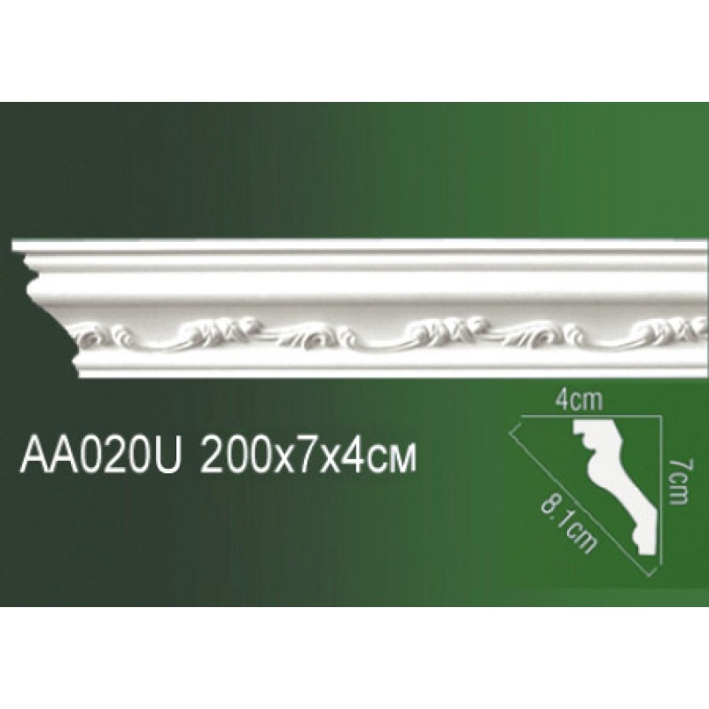 Карниз полиуретановый AA020U