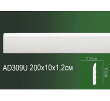 Молдинг полиуретановый напольный AD309U