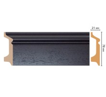 D122-433 ШК/16 Плинтус напольн.DECOMASTER(78*21*2400 мм)