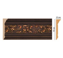 D226-966 ШК/20 плинтус DECOMASTER(90*20*2400 мм)