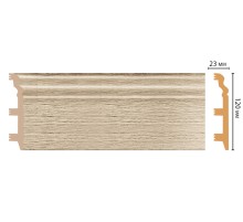 D233-72 ШК/8 Плинтус напольн.DECOMASTER(120*23*2400 мм)
