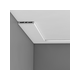 Напольный плинтус гибкий DX163F SQUARE