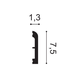Плинтус SX183 CASCADE 
