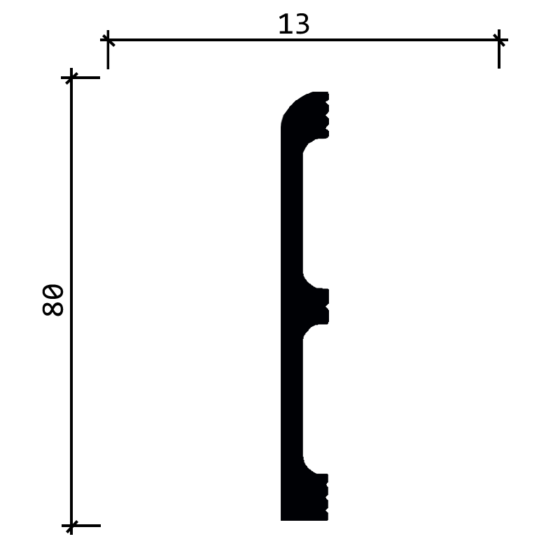 Плинтус DD706