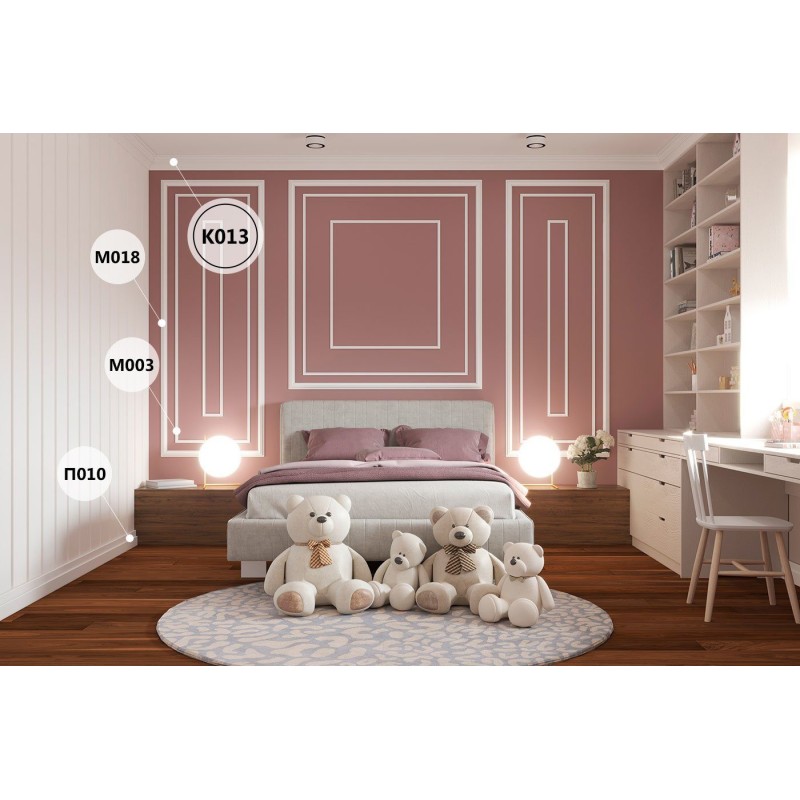 Потолочный карниз К013, 95х75