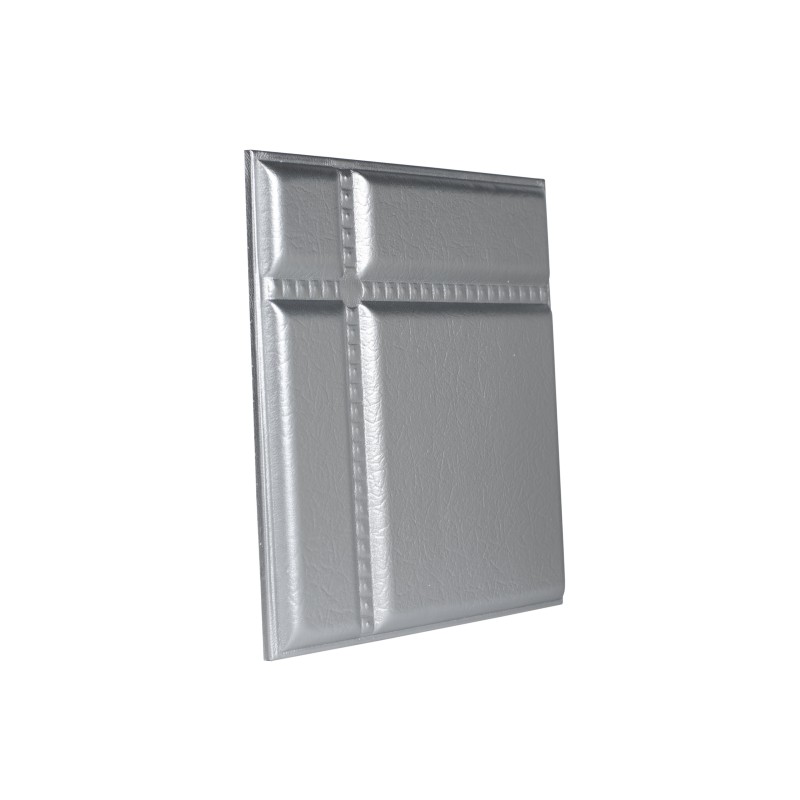Мягкая стеновая панель Strong 400х400 мм - Silver