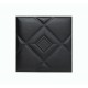 Мягкая стеновая панель из экокожи Luck 400 х 400 мм - Black