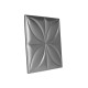 Мягкая стеновая панель Four Seasons 400х400 мм - Silver