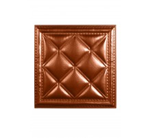 Мягкая стеновая панель  из экокожи Classic 400х400 мм - Bronze