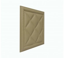 Мягкая стеновая панель из экокожи Classic 400х400 мм - Brandy
