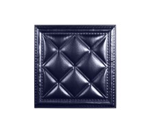 Мягкая стеновая панель  из экокожи Classic 400х400 мм - Navy