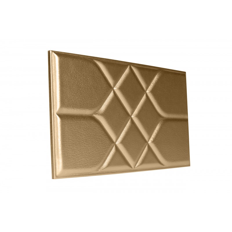 Мягкая стеновая панель Road 300х600 мм - Gold