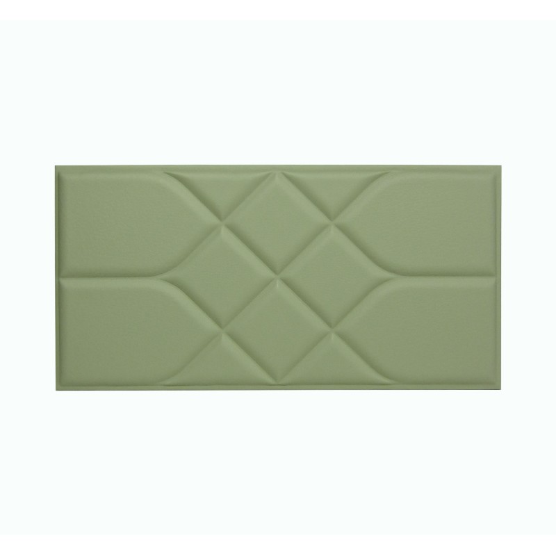 Мягкая стеновая панель Road 300х600 мм - Olive