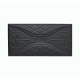 Мягкая стеновая панель Romantic 300х600 мм - Black