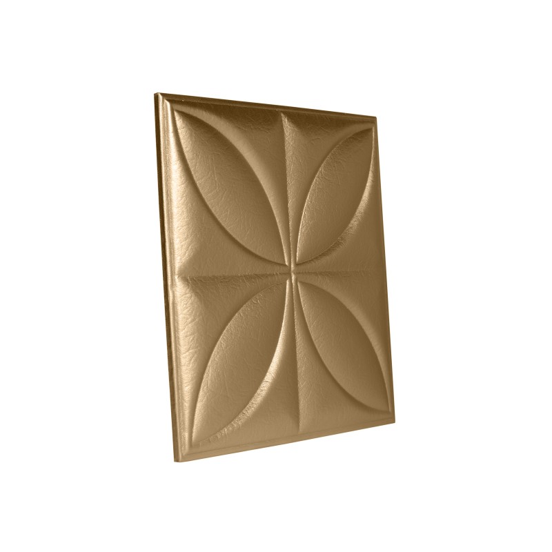 Мягкая стеновая панель Four Seasons 400х400 мм - Gold