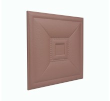 Мягкая стеновая панель Style 400х400 мм - Salmon