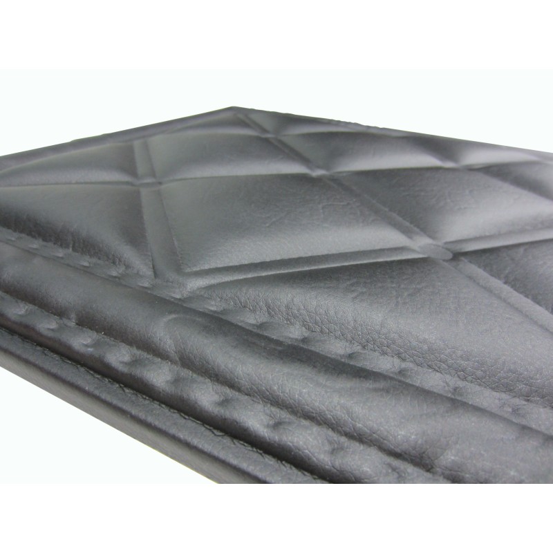Мягкая стеновая панель из экокожи Classic 400х400 мм - Black