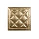 Мягкая стеновая панель  из экокожи Classic 400х400 мм - Champagne