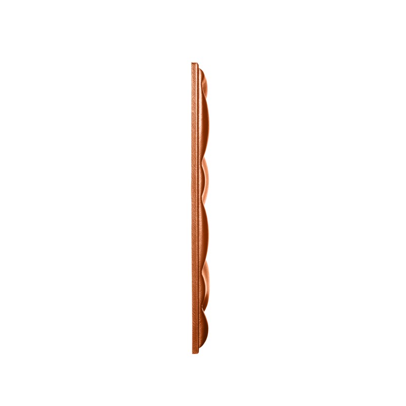 Мягкая стеновая панель из экокожи Wave - Bronze