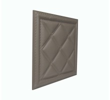Мягкая стеновая панель из экокожи Classic 400х400 мм - Chestnut