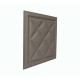 Мягкая стеновая панель из экокожи Classic 400х400 мм - Chestnut