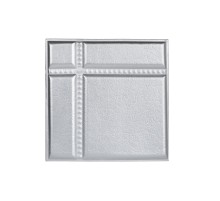 Мягкая стеновая панель Strong 400х400 мм - Silver