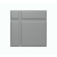 Мягкая стеновая панель Strong 400х400 мм - Gray