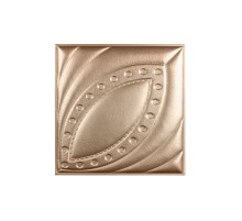 Мягкая стеновая панель из экокожи Petal 400х400 мм - Gold