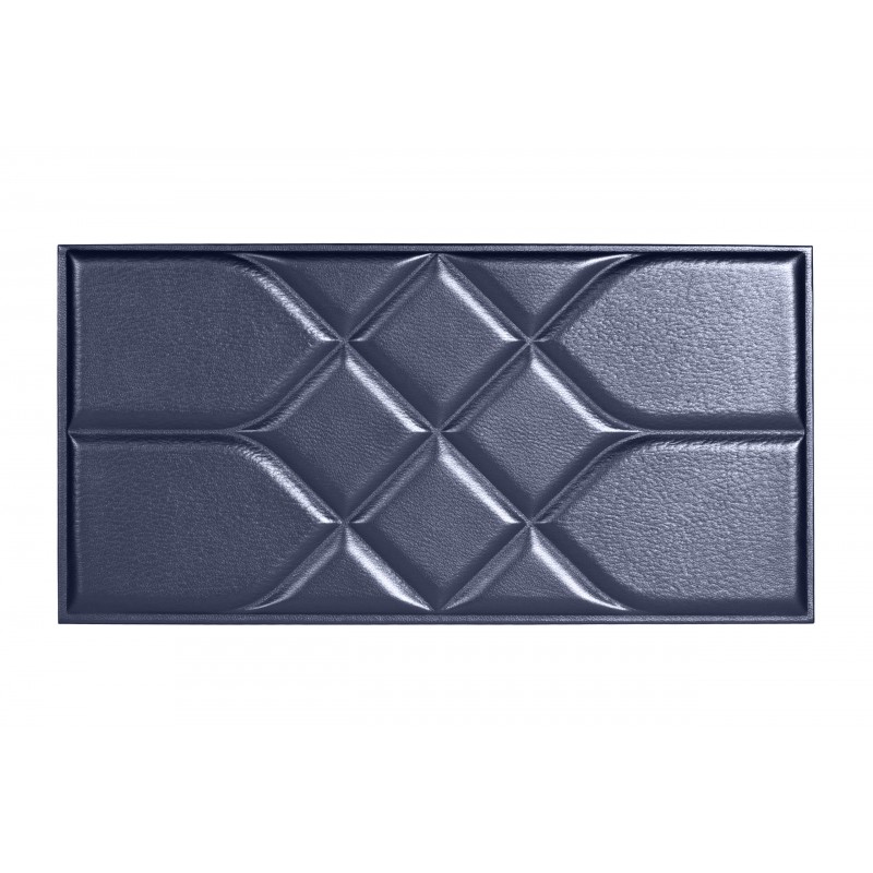 Мягкая стеновая панель Road 300х600 мм - Navy