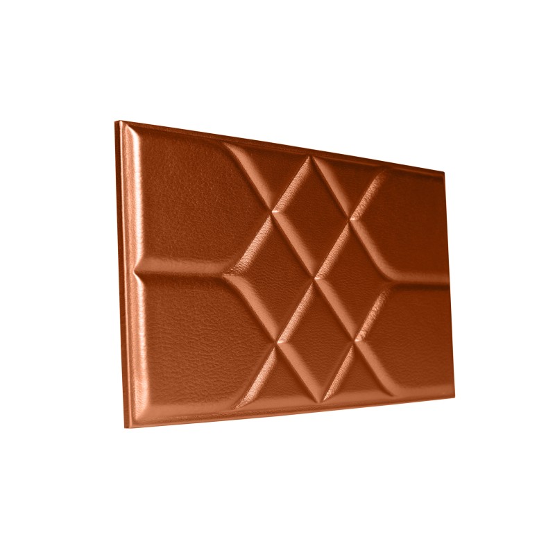 Мягкая стеновая панель Road 300х600 мм - Bronze