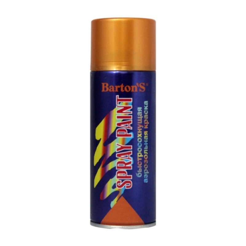 Краска аэрозольная Barton'S Spray Paint Золото