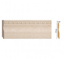 153-18D ШК/18 Плинтус напол. DECOMASTER (95*12*2400 мм)