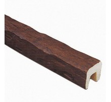 Декоративная балка Рустик (дуб темный) 120х120х2000
