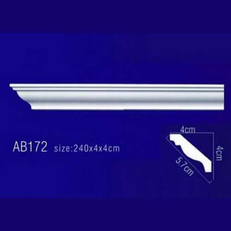 Потолочный плинтус Гибкий AB172F