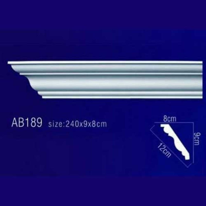 Потолочный плинтус Гибкий AB189F