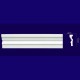 Молдинг без орнамента AD333