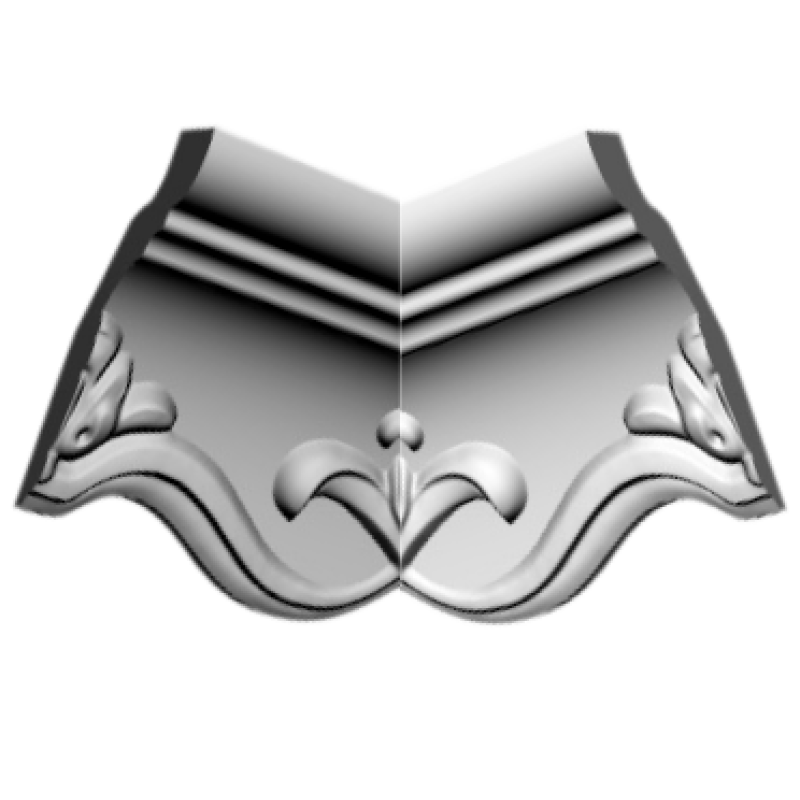 GP-40 уголки к потолочному плинтусу