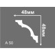 Потолочный плинтус А50