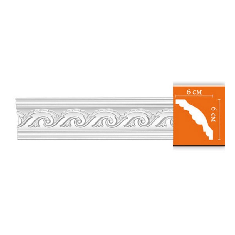 95610 потолочный плинтус с орнаментом DECOMASTER