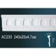 Молдинг с рисунком AC230
